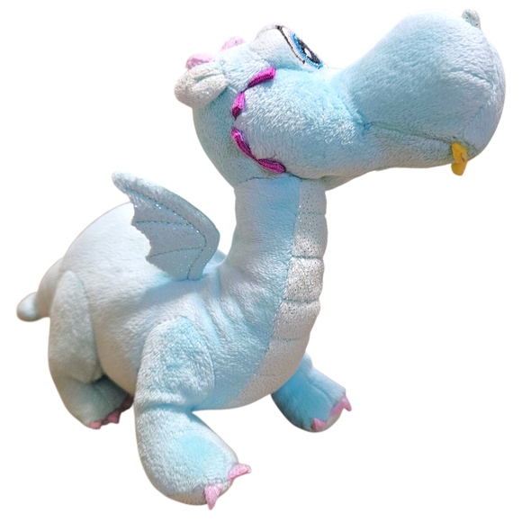 Disney Princess Sofia the First Crackle Dragon Plush 13" Blue Purple Sparkles - Picture 11 of 16